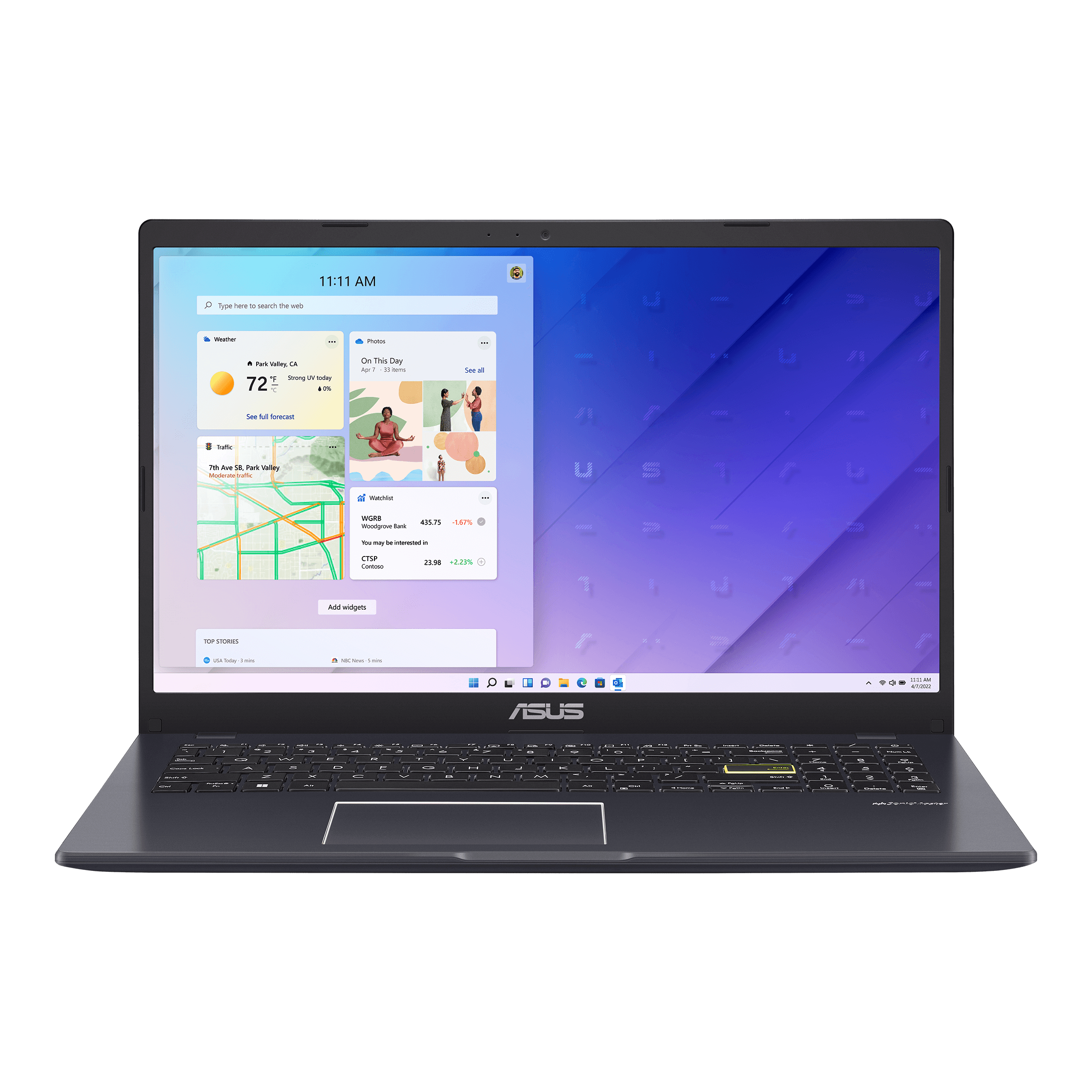 ASUS L510KA Celeron N4500 4GB 128GB SSD 15.6" FHD Windows 11